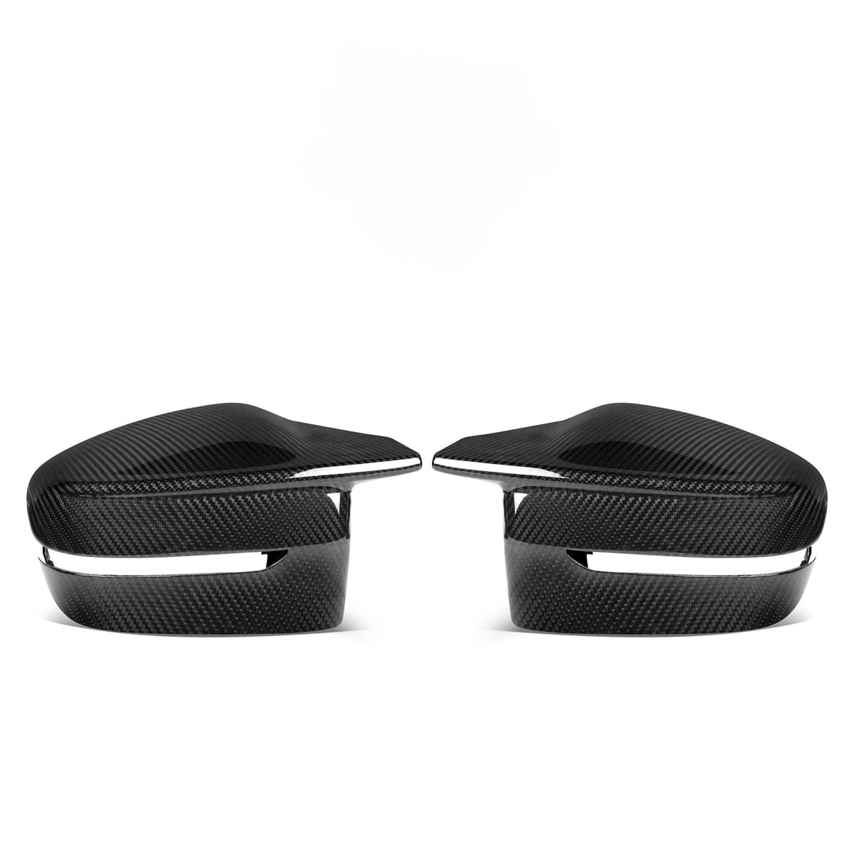 CF Style Pre-Preg Carbon Fibre Replacement Mirror Covers for BMW G11 G12 7 Series RHD 15-22