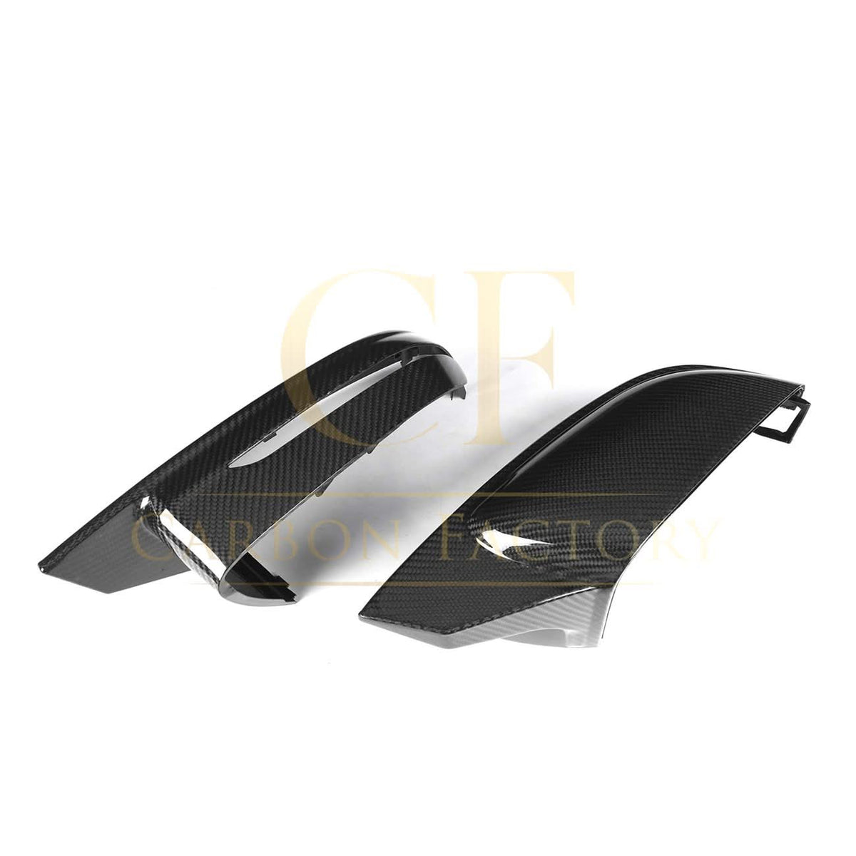 CF Style Pre-Preg Carbon Fibre Replacement Mirror Covers for BMW G14 G15 G16 8 Series LHD 15-22