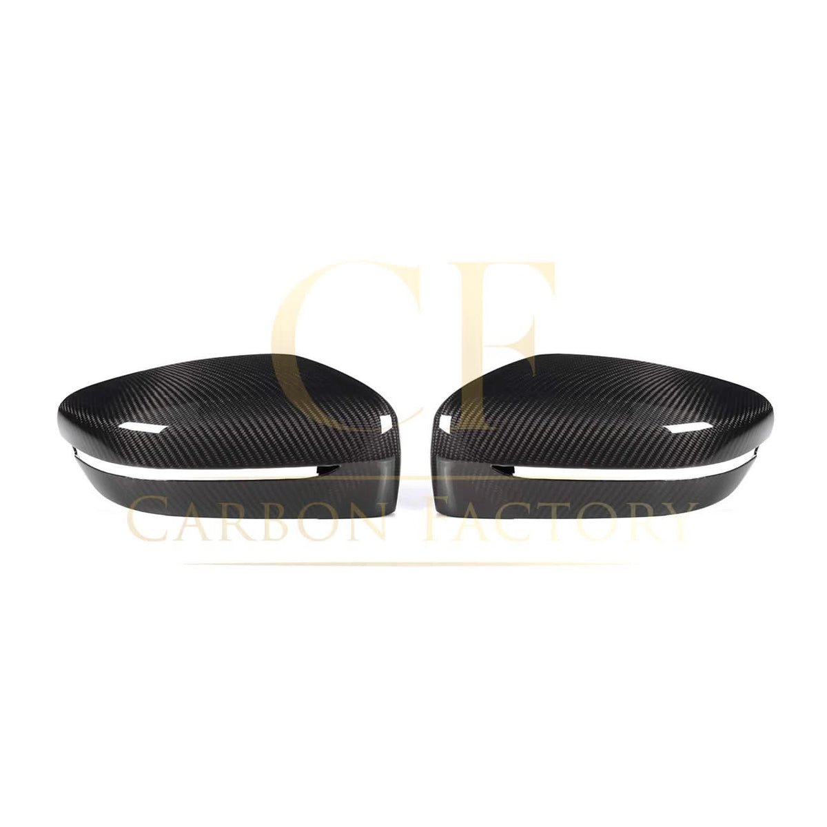 OEM Style Pre-Preg Carbon Fibre Replacement Mirror Covers for BMW G14 G15 G16 8 Series LHD 17-23