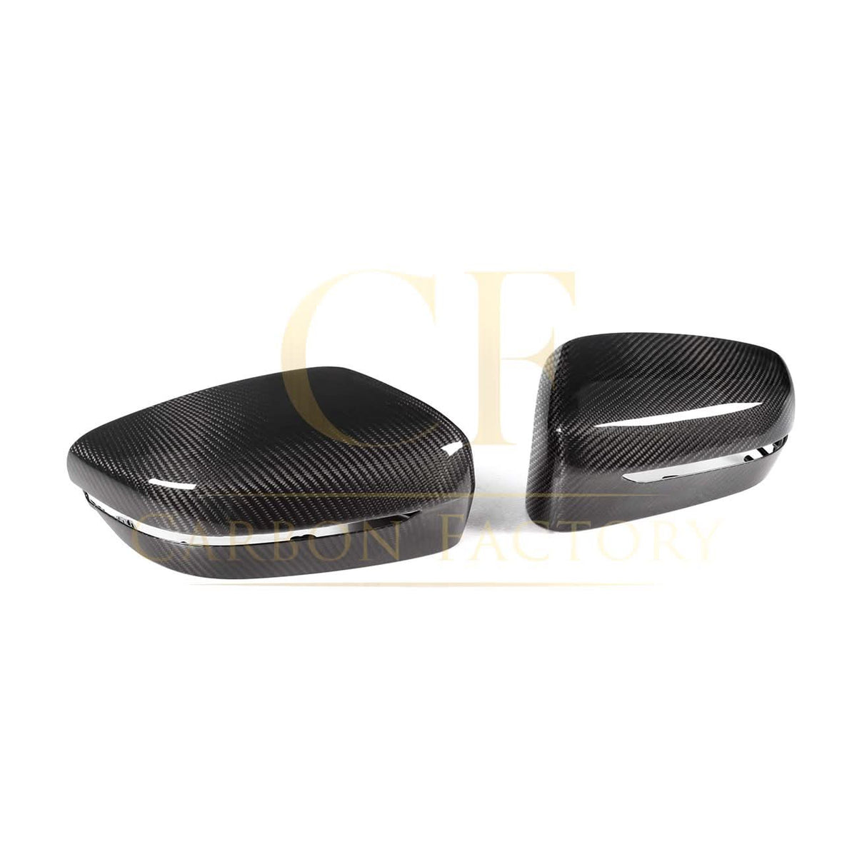 OEM Style Pre-Preg Carbon Fibre Replacement Mirror Covers for BMW G14 G15 G16 8 Series LHD 17-23