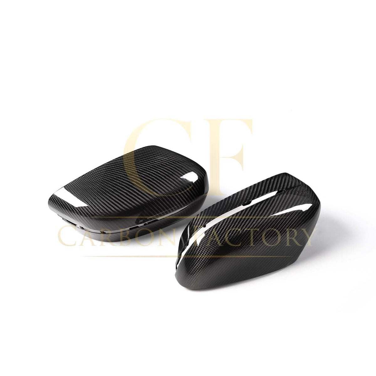 OEM Style Pre-Preg Carbon Fibre Replacement Mirror Covers for BMW G14 G15 G16 8 Series LHD 17-23