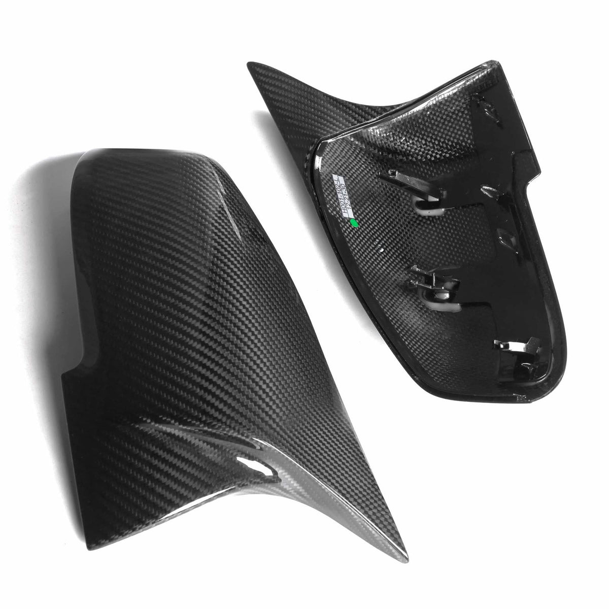 V Style Pre-Preg Carbon Fibre Replacement Mirror Covers for BMW 3 Series F30 F31 F34 F35 13-19