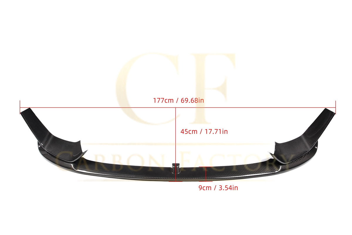 MP Style Pre-Preg Carbon Fibre Front Splitter 3 Pieces Design for BMW F80 M3 F82 F83 M4 14-20