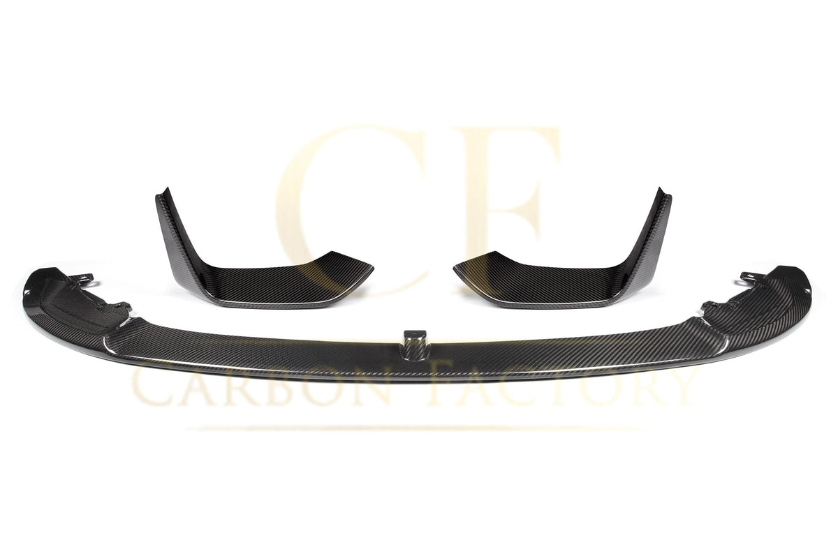 MP Style Pre-Preg Carbon Fibre Front Splitter 3 Pieces Design for BMW F80 M3 F82 F83 M4 14-20