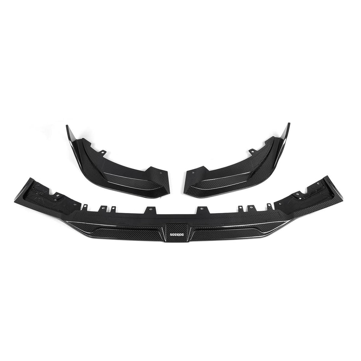 SQ Style Pre-Preg Carbon Fibre Front Splitter for BMW F97 X3M F98 X4M LCI 22-26