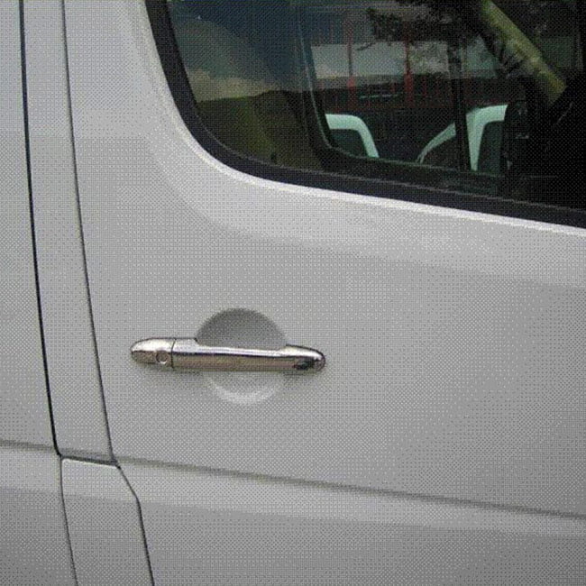 For Mercedes Sprinter Door Handle Covers – 4 Piece Stainless Steel Trim | Van-X