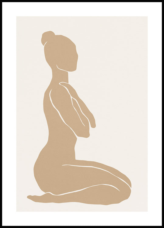 Female Silhouette No1 Poster