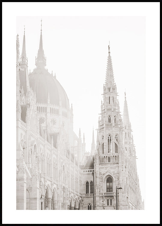 Budapest Building Poster