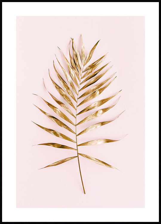Gold Leaf No1 Poster