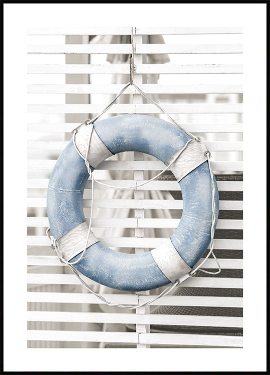 Blue Lifebuoy Poster