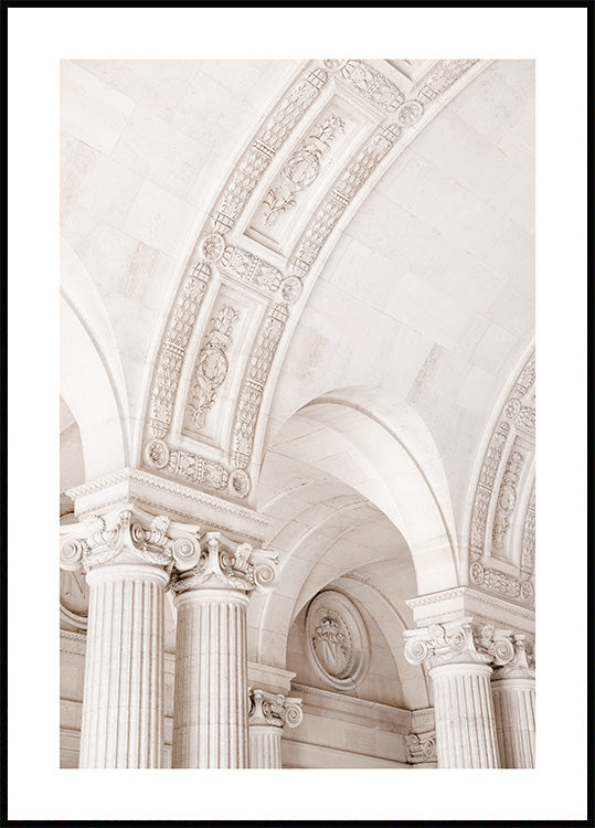 Elegant Pillars Poster