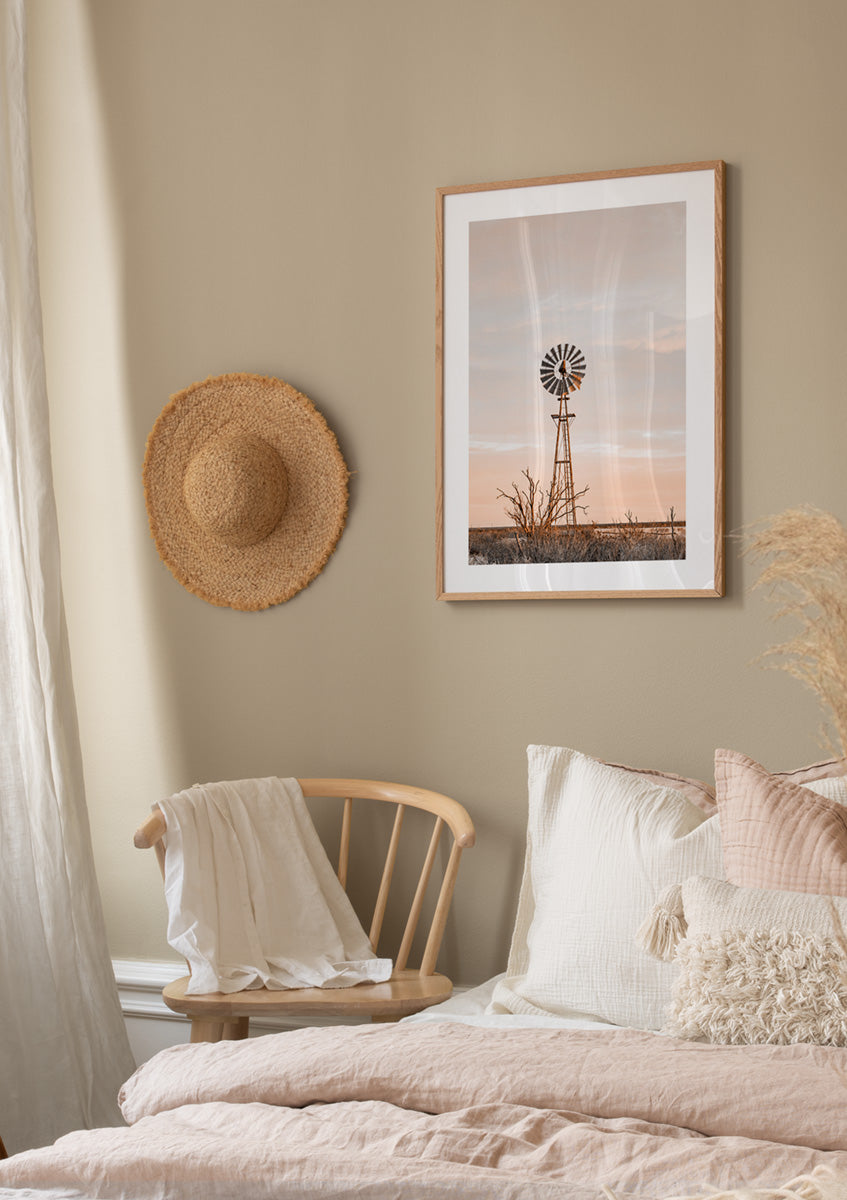 Windmill in Texas Poster