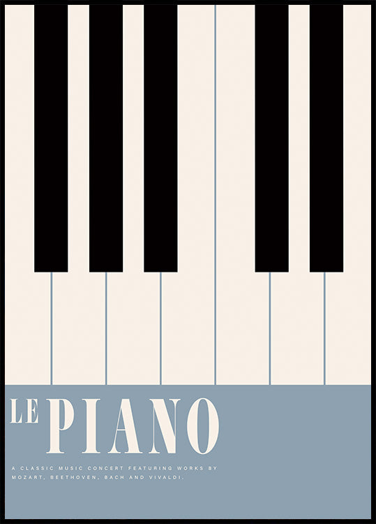Le Piano Poster