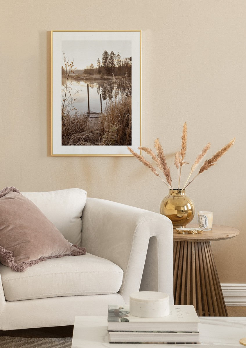 Morning Serenity Lake Poster