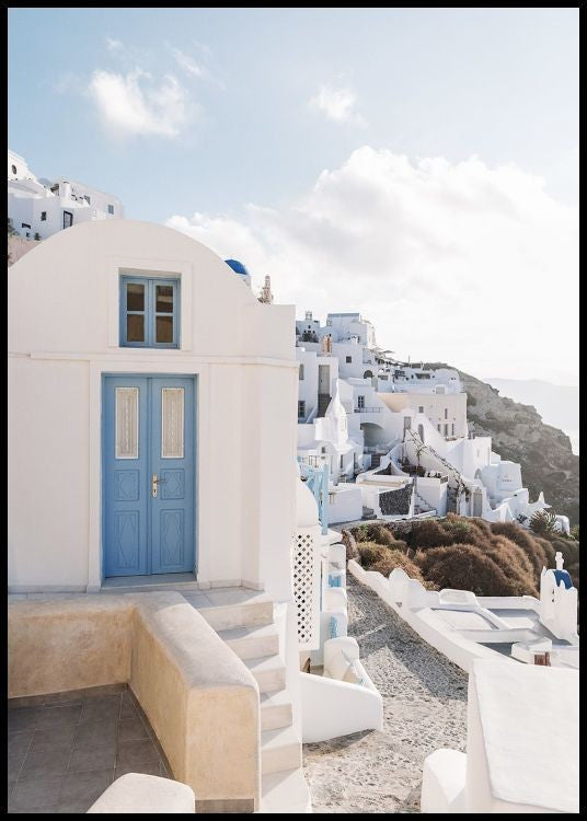 Greek Village Poster
