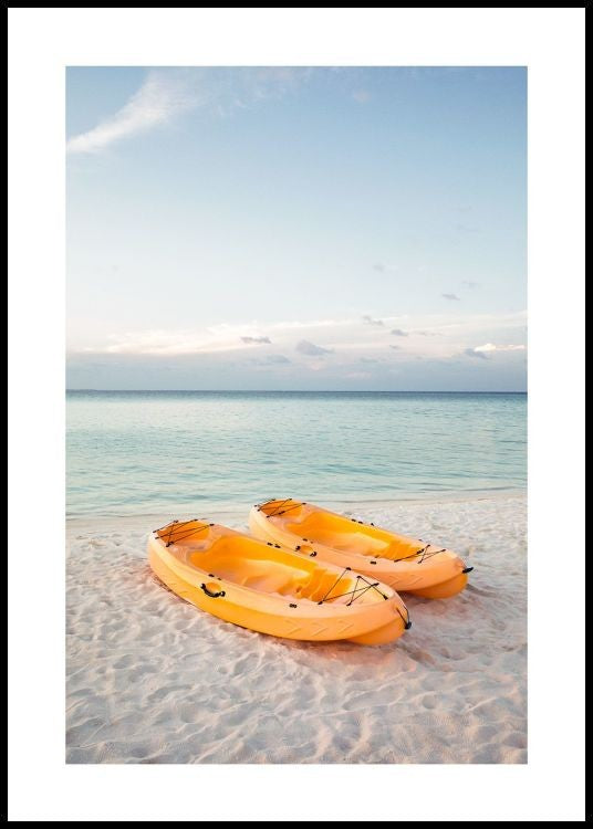 Pair of Ocean Kayaks Poster