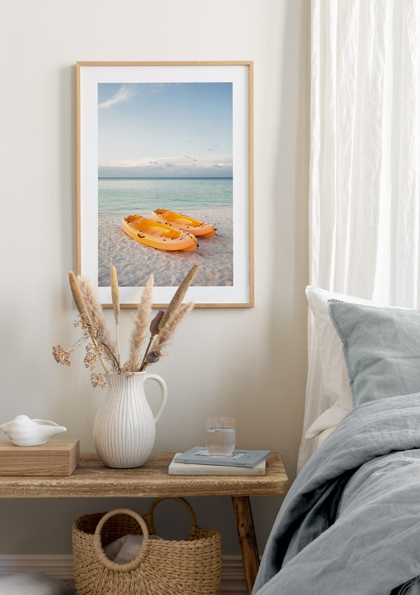 Pair of Ocean Kayaks Poster