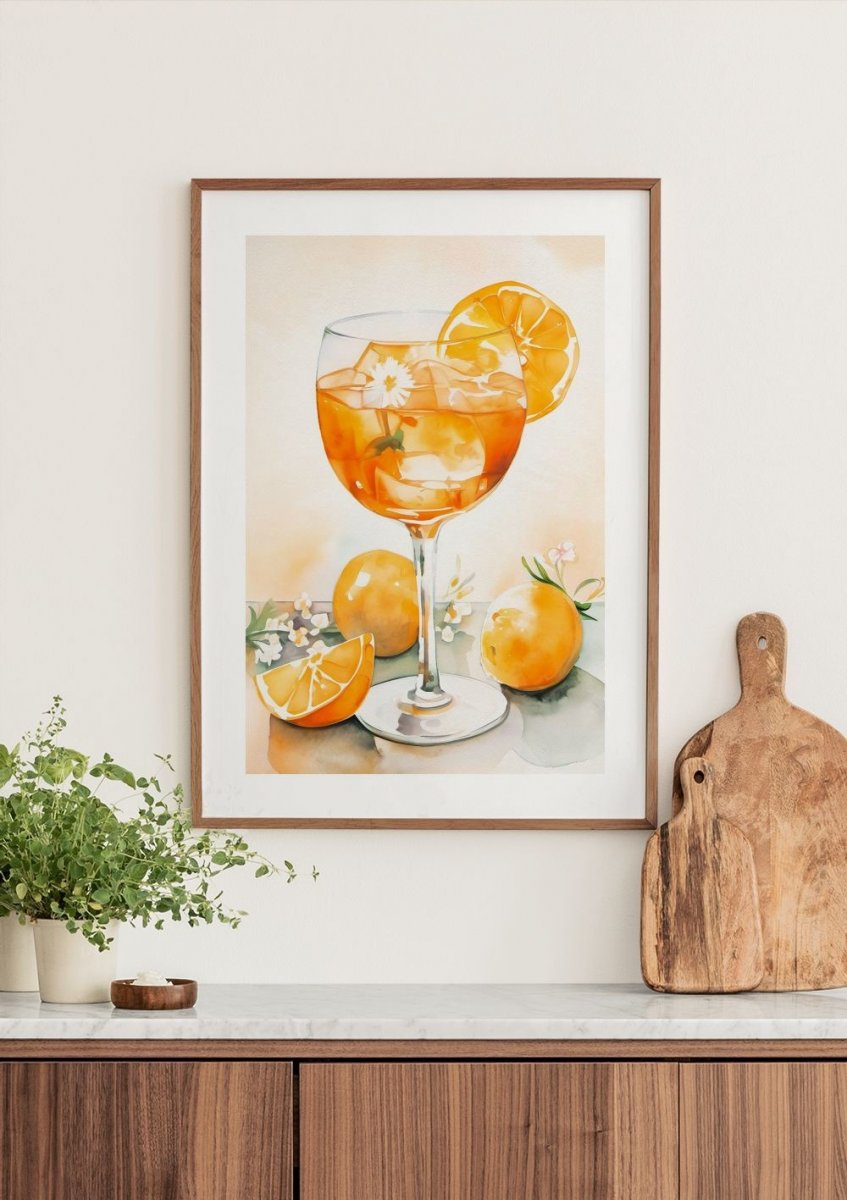 Aperol Art Poster