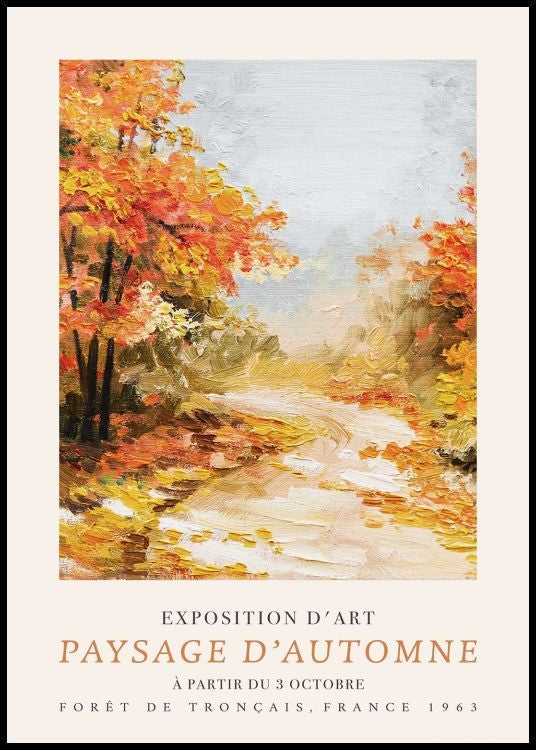 Paysage d’Automne No2 Poster