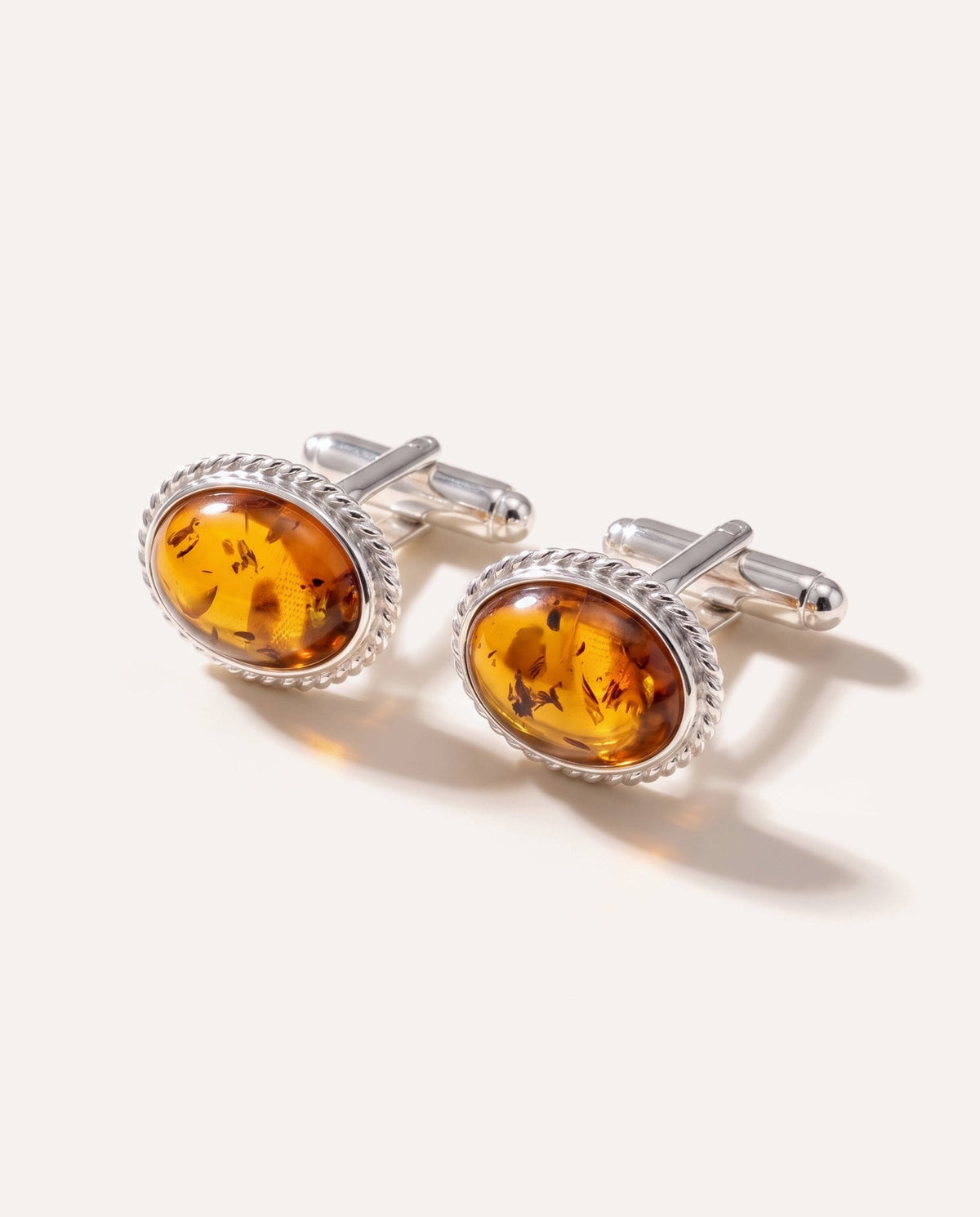 Quintessence Statement Amber Cufflinks