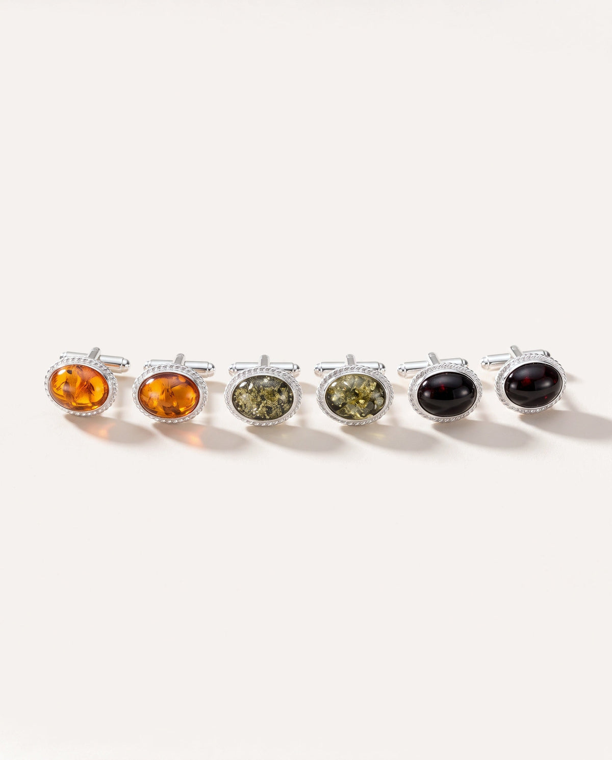 Quintessence Statement Amber Cufflinks
