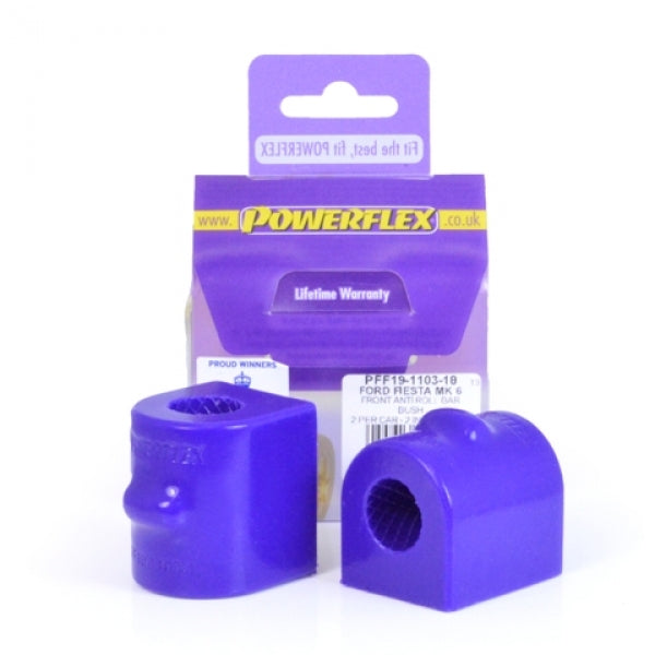 POWERFLEX - FORD FIESTA MK6 INC ST (2002-2008) FRONT ANTI ROLL BAR BUSH 18MM