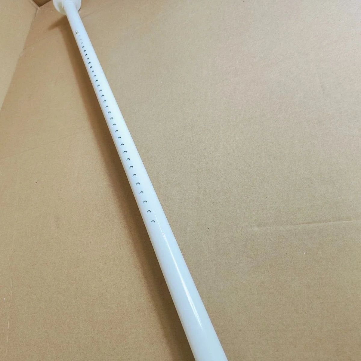 Shower Curtain Rail No Drill Tension Rod Anti-Slip Curtain 110-165CM