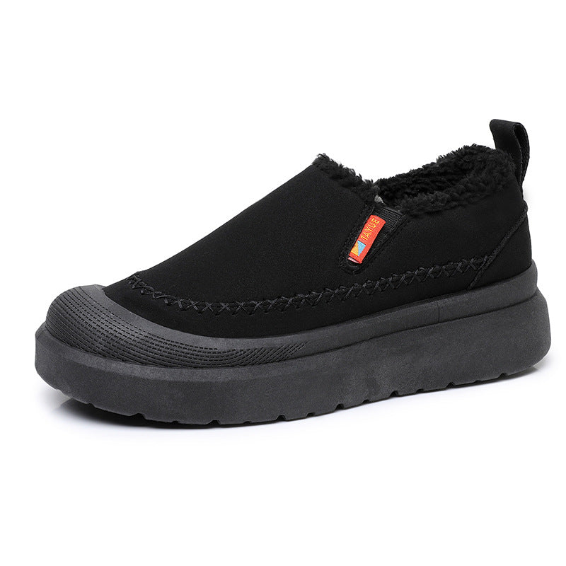 Women'S Soft-Soled Warm Thick Non-Slip Low-Top Shoes