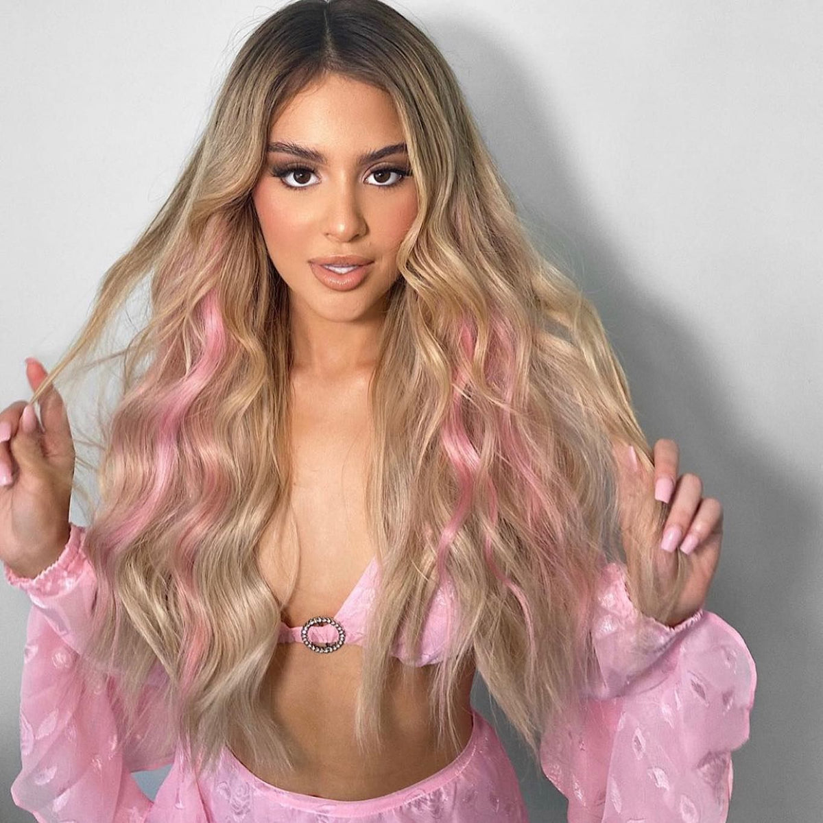 Lace-Front Curly Wig