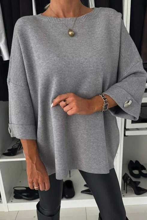 Crewneck Casual Top