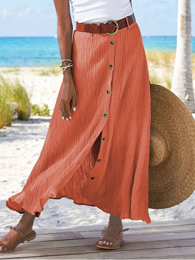 Cotton Linen Skirt