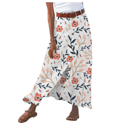 Cotton Linen Skirt