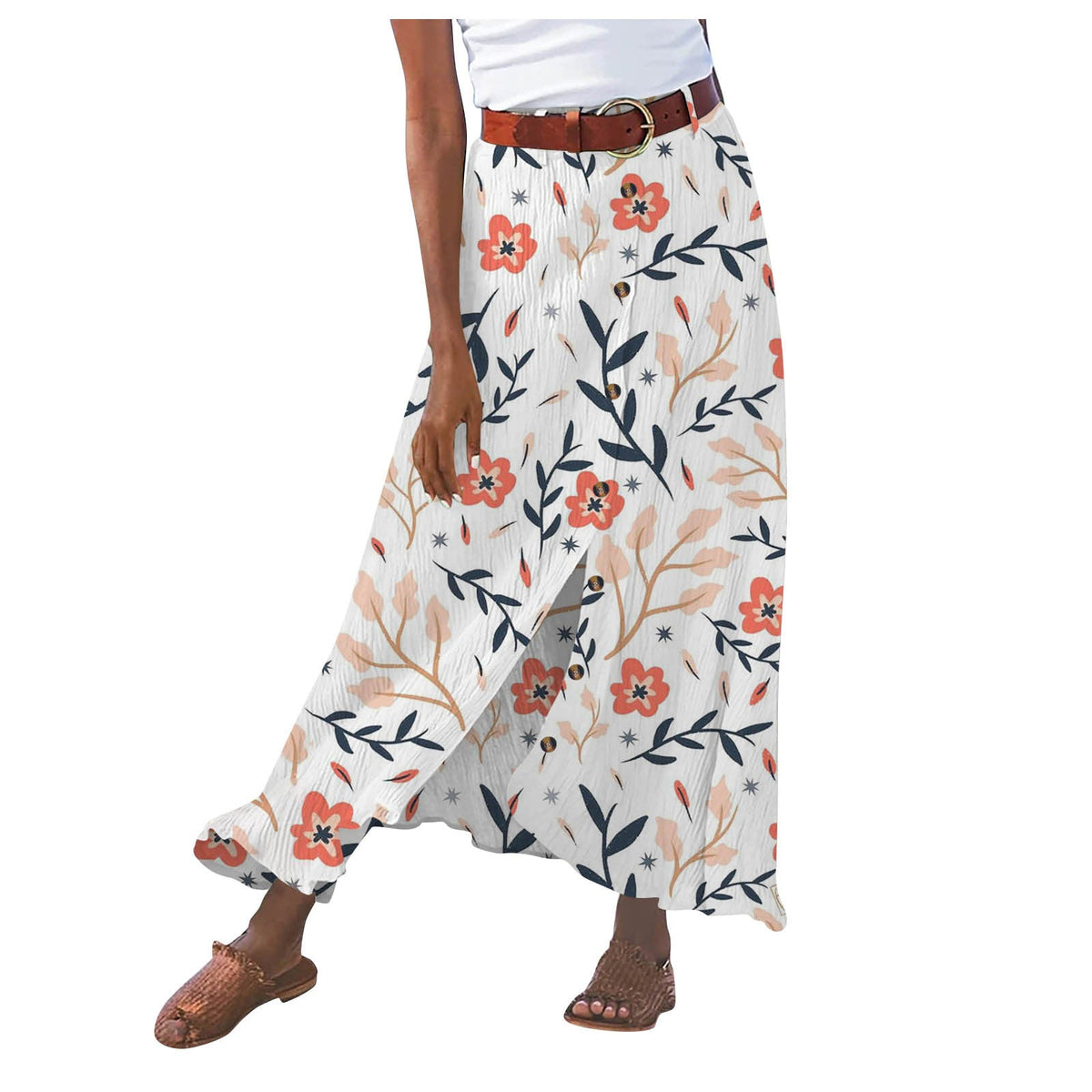 Cotton Linen Skirt