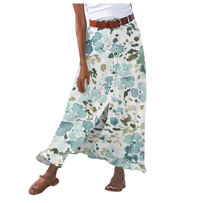Cotton Linen Skirt