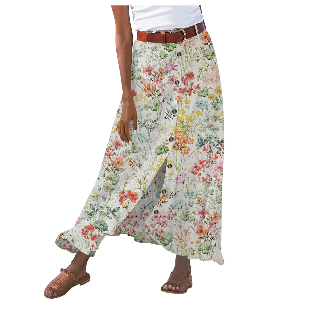Cotton Linen Skirt