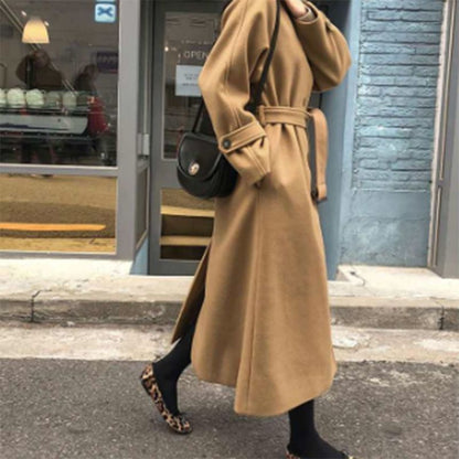 Mid-Length Tweed Coat