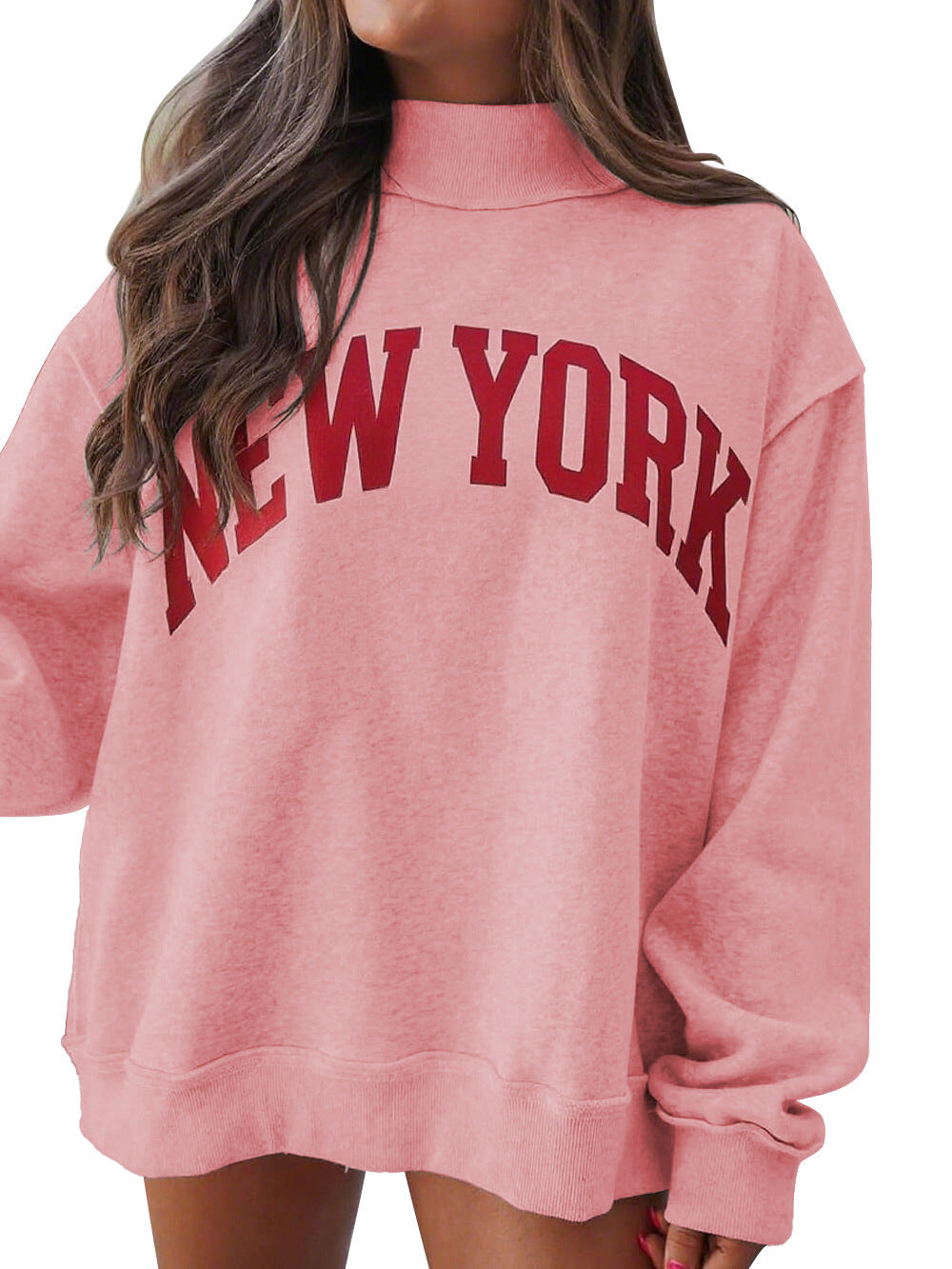 Printed Letter Pullover Sweat
