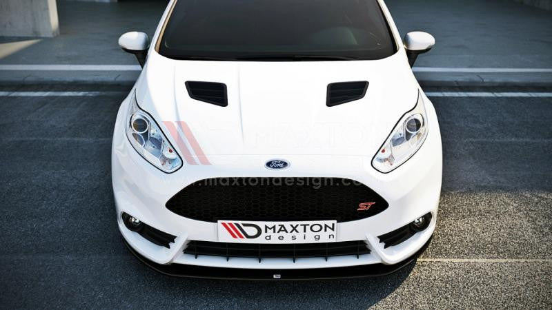 Maxton Design - Aftermarket  FRONT SPLITTER V.2 FIESTA MK7 ST FACELIFT 2013-UP