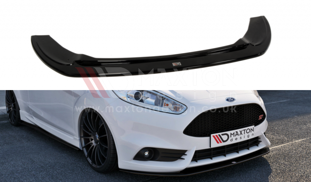 Maxton Design - Aftermarket  FRONT SPLITTER V.2 FIESTA MK7 ST FACELIFT 2013-UP