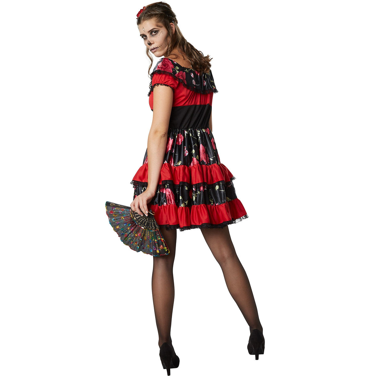 Women's Halloween Fancy Dress Costume Spooky Senorita, Size XXL