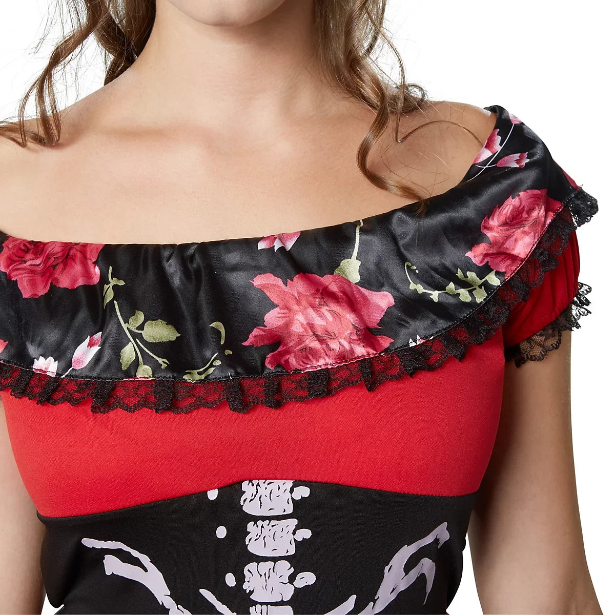 Women's Halloween Fancy Dress Costume Spooky Senorita, Size XXL