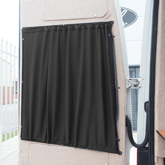 For Mercedes Sprinter/Dodge Premium Barndoor Window Curtain | VAN-X