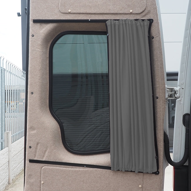 For Mercedes Sprinter/Dodge Premium Barndoor Window Curtain | VAN-X
