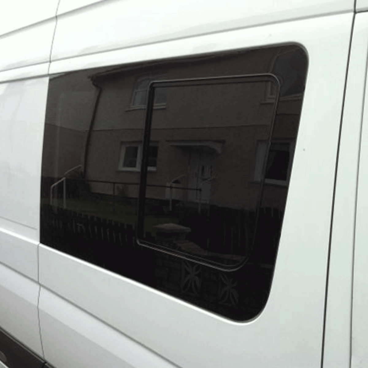 Mercedes Sprinter MK3 Sliding Side Window – Limo Tinted Glass (2006-2018) - Van-X