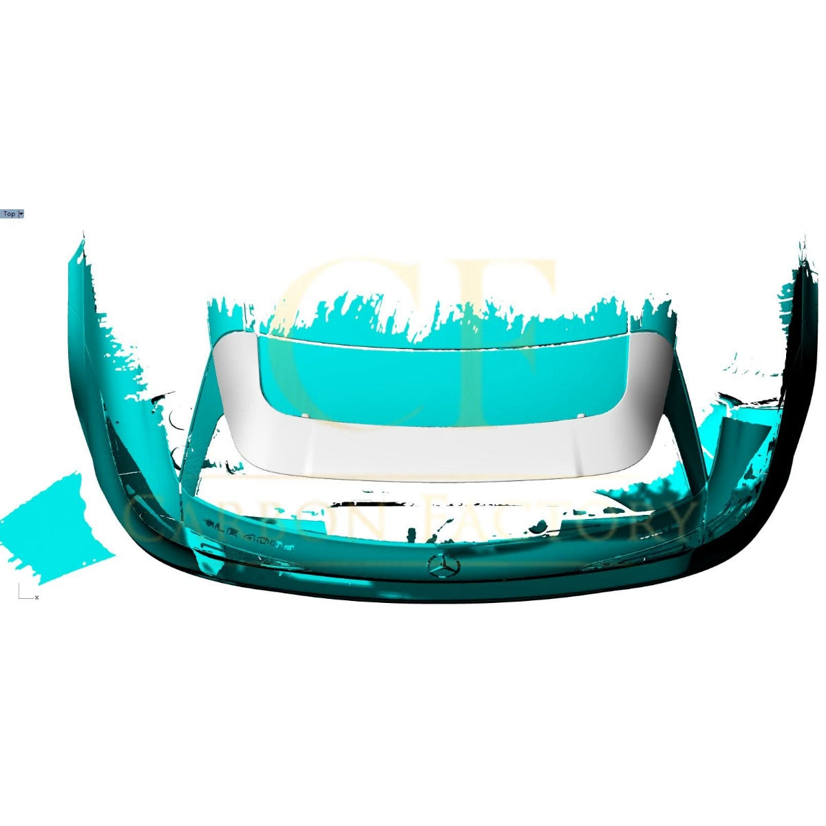 Carbon Fibre Roof Spoiler for Mercedes Benz W292 GLE SUV 20-Present