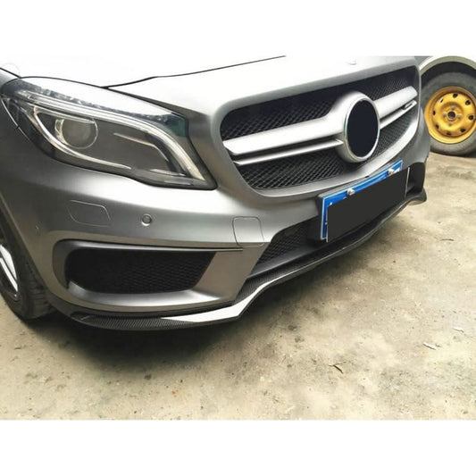 A Style Carbon Fibre Front Splitter for Mercedes Benz X156 GLA 13-16