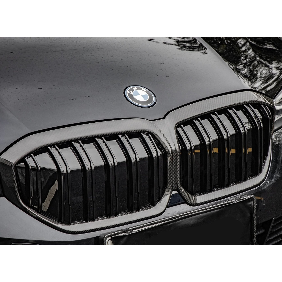 Double Slat Pre-Preg Carbon Fibre Front Grille for BMW i3 23-25