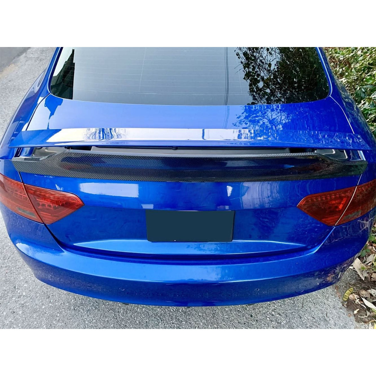 V Style Carbon Fibre Boot Spoiler for Audi B8.5 RS5 Coupe 12-16