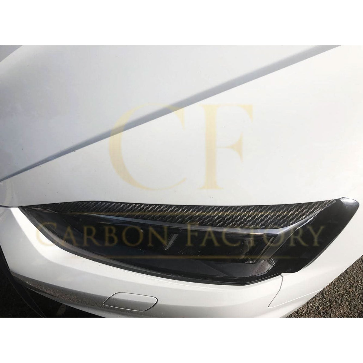 Pre-Preg Carbon Fibre Front Headlight Trims for Audi B9 A5 S5 RS5 17-19