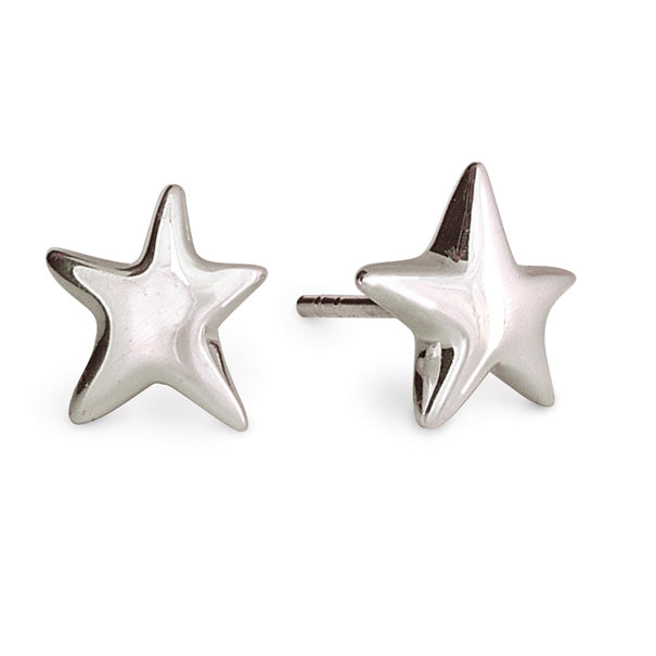 Stardust Silver Stud Earrings